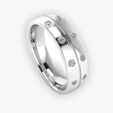 Men's Diamond Wedding Ring DW53 Heera Diamonds HEERA DIAMONDS