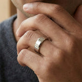 Men's Pattern Wedding Ring WP28