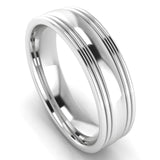 Men's Pattern Band Wedding Ring  WP35 HEERA DIAMONDS