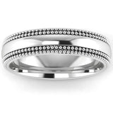 Men's Pattern Band Wedding Ring  WP41 HEERA DIAMONDS