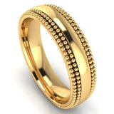 Men's Pattern Band Wedding Ring  WP41 HEERA DIAMONDS