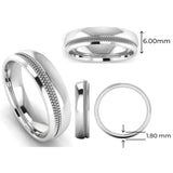 Men's Pattern Band Wedding Ring   WP42 HEERA DIAMONDS