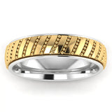 Men's Pattern Band Wedding Ring  WP44 HEERA DIAMONDS