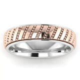 Men's Pattern Band Wedding Ring  WP44 HEERA DIAMONDS