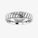 Men's Pattern Band Wedding Ring  WP44 HEERA DIAMONDS