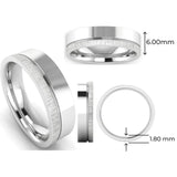 Men's Pattern Band Wedding Ring WP48 HEERA DIAMONDS