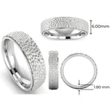 Men's Pattern Band Wedding Ring WP52 HEERA DIAMONDS