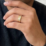 Men's Pattern Wedding Ring WP55