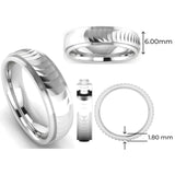 Men's Pattern Band Wedding Ring  WP58 HEERA DIAMONDS