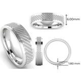 Men's Pattern Band Wedding Ring WP60 HEERA DIAMONDS