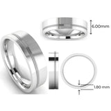 Men's Pattern Band Wedding Ring WP62 HEERA DIAMONDS