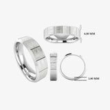 Men's Pattern Band Wedding Ring  WP65 HEERA DIAMONDS