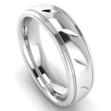 Men's Pattern Band Wedding Ring WP69 HEERA DIAMONDS