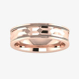 Men's Pattern Band Wedding Ring WP70 HEERA DIAMONDS