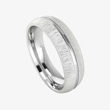 Men's Pattern Band Wedding Ring WP71 HEERA DIAMONDS