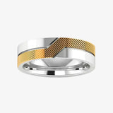 Men's Pattern Band Wedding Ring WP73 HEERA DIAMONDS