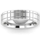 Men's Pattern Band Wedding Ring  WP75 HEERA DIAMONDS