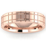 Men's Pattern Band Wedding Ring  WP75 HEERA DIAMONDS