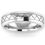 Men's Pattern Band Wedding Ring WP77 HEERA DIAMONDS