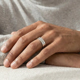 Men's Pattern Wedding Ring  WP80