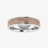 Men's Pattern Wedding Ring  WP33 HEERA DIAMONDS