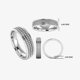 Men's Pattern Wedding Ring  WP33 HEERA DIAMONDS