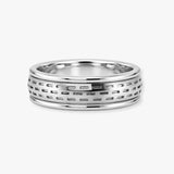 Men's Pattern Wedding Ring  WP39