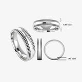 Men's Pattern Wedding Ring  WP41 HEERA DIAMONDS