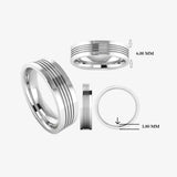 Men's Pattern Wedding Ring WP51 HEERA DIAMONDS