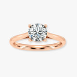 "Mirabel" 1 carat Round Brilliant Solitaire Diamond Engagement Ring SSRB42