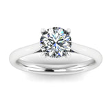 "Mirabel" Round Brilliant Solitaire Diamond Engagement Ring SSRB42 - HEERA DIAMONDS
