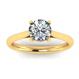 "Mirabel" Round Brilliant Solitaire Diamond Engagement Ring SSRB42 - HEERA DIAMONDS