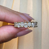 "Mirage" 3 Carat 18K Yellow Gold Eternity Ring HEERA DIAMONDS