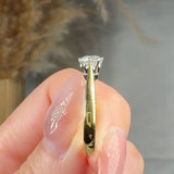 "Miralune" 0.44 Carat  Round Cut Natural Diamond Solitaire Engagement Ring MDR3380