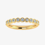 "Mirenza" 0.33 Carat Diamond Half Eternity Ring ET101