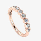 "Mirenza" 0.33 Carat Diamond Half Eternity Ring ET101