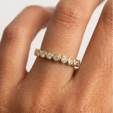 "Mirenza" 0.33 Carat Diamond Half Eternity Ring ET101