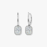 "Myra" 1 CT Diamond Hoop Earrings