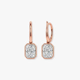 "Myra" 1 CT Diamond Hoop Earrings