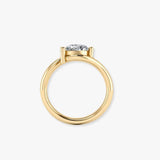 "Mystic" Solitaire 2 Carat Pear Shape Engagement Ring SSPS04