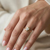 "Mystic" Solitaire 2 Carat Pear Shape Engagement Ring SSPS04