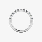 Natural Diamond Micro Set Eternity Band Wedding Ring MRB