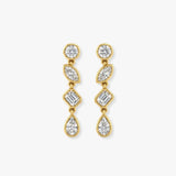 "Niva" 1.30 CT Drop Diamond Earrings