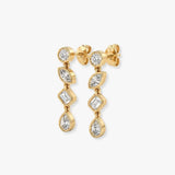 "Niva" 1.30 CT Drop Diamond Earrings