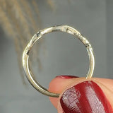 "Noemi" Twist Micro Set 0.10ct Diamond Eternity Ring ET68
