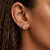 "Nora" 2 CT Solitaire Diamond Earrings HEERA DIAMONDS