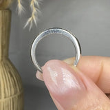 "Norique" 1.02 Carat Princess Cut Natural Diamond Half Eternity Ring MDR2684
