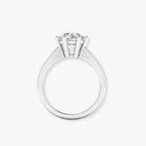 "Nove" 0.55 Carat  Round Cut Natural Diamond Solitaire Engagement Ring MDR3644