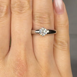 "Novessia" 0.55 Carat  Round Cut Natural Diamond Solitaire Engagement Ring MDR3644