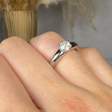 "Novessia" 0.55 Carat  Round Cut Natural Diamond Solitaire Engagement Ring MDR3644